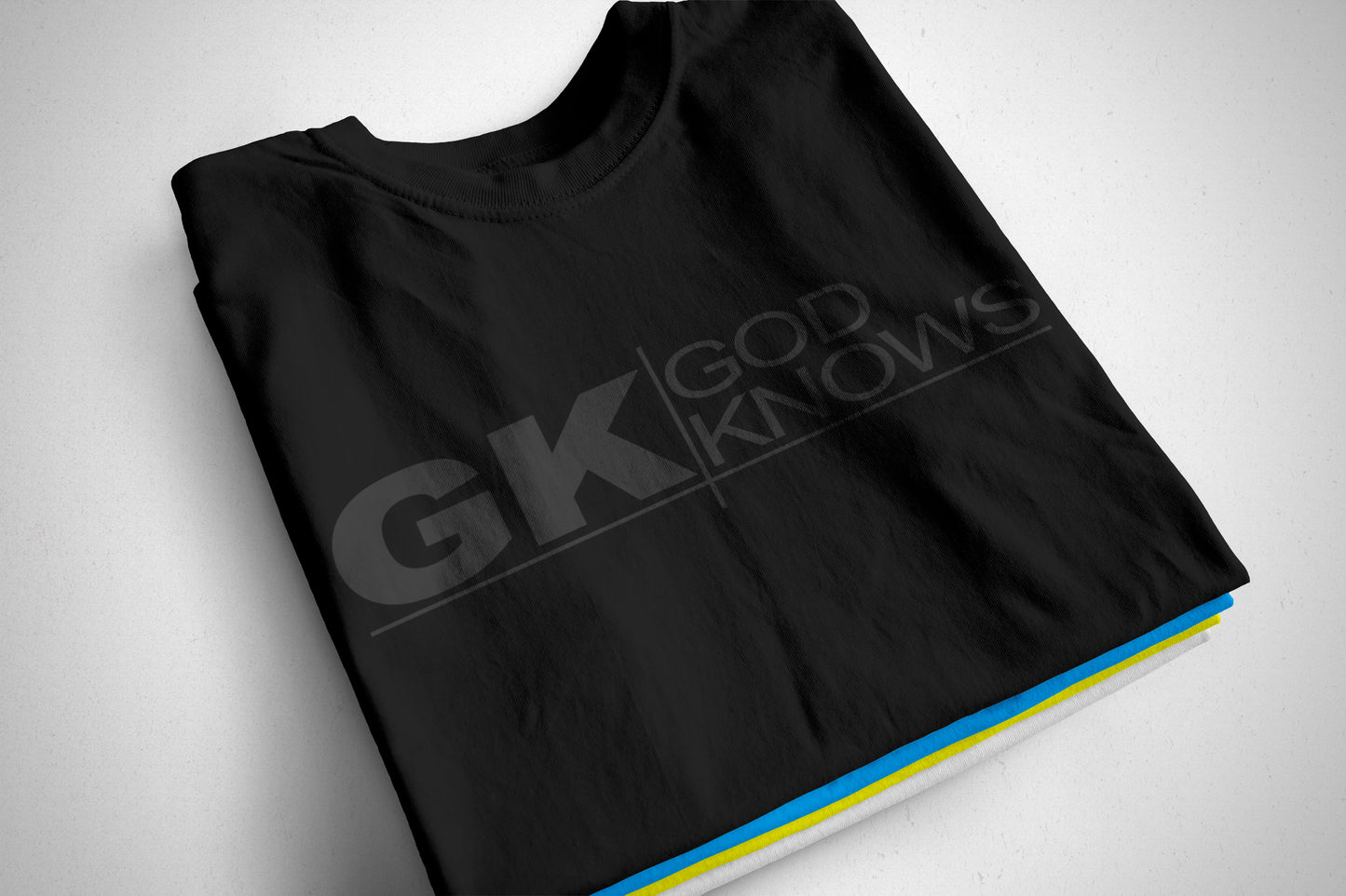 God knows Tshirt Black on Black